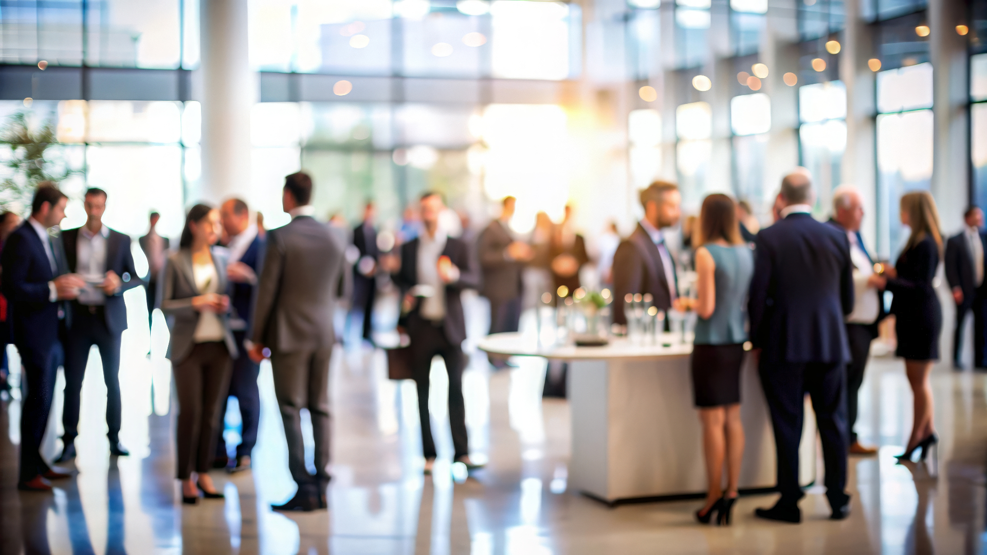 Delegates and family office principals networking at a Private Markets Group summit reception