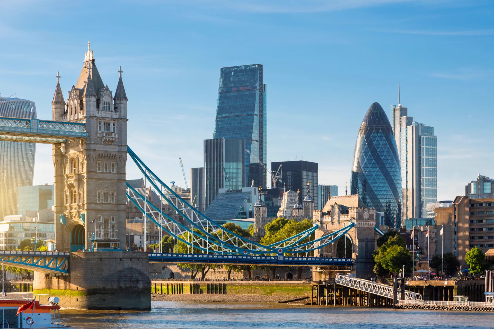 Tower Bridge and the City of London skyline