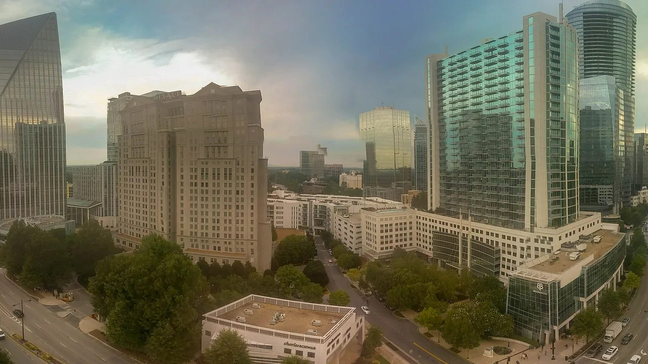 Office towers in Buckhead, Atlanta, Georgia