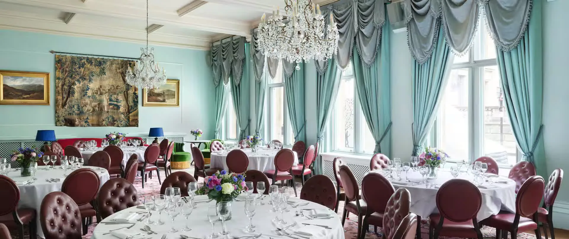Lancaster Room at The Randolph Hotel Oxford, home of UKFOS Private Roundtables
