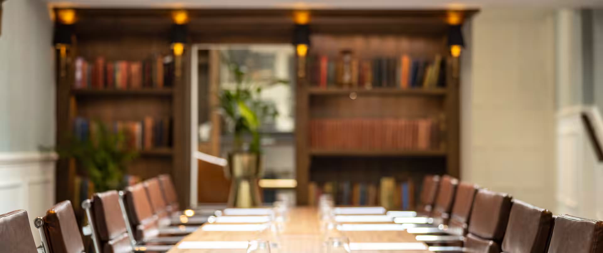 The Library at The Randolph Hotel Oxford, used as a private meeting room