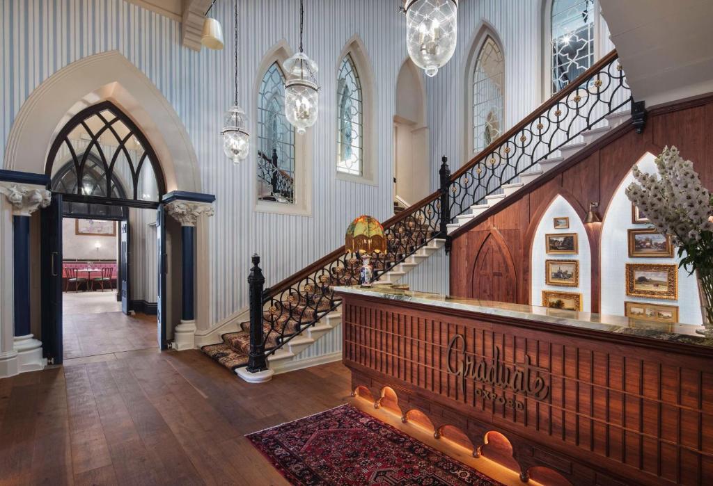 The Randolph Hotel lobby and reception — UK Family Office Summit Oxford 2026 venue